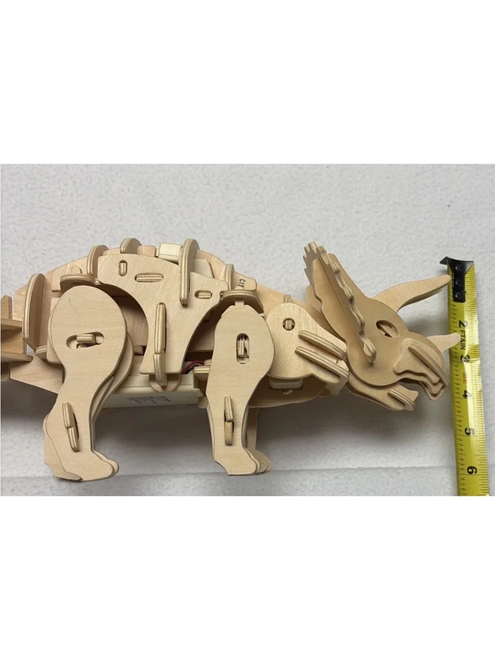 Pottery Barn Kids Remote Control Triceratops - moves and roars - wooden